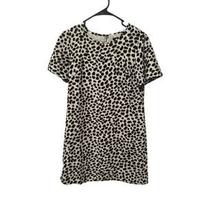 Ann Taylor Petite Cheetah Leopard Print Shift Dress 2P